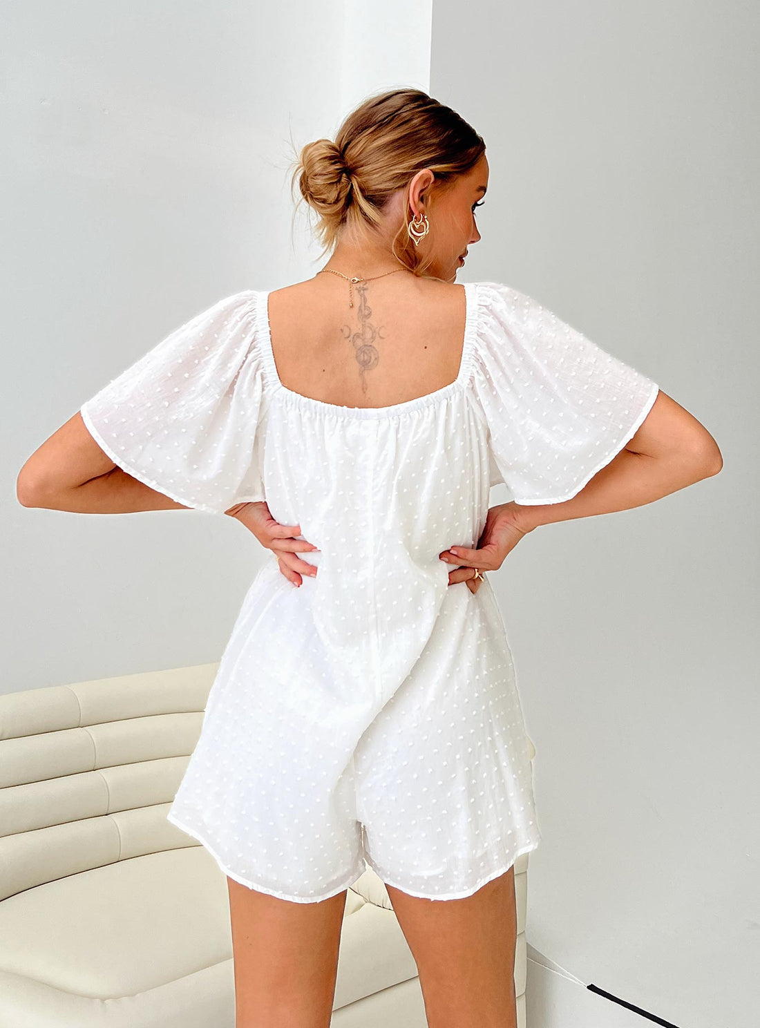 Kendelton Romper White