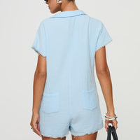 Salt Lake Romper Blue