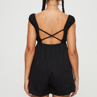 Bridgid Romper Black