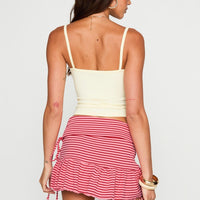 Lolana Hibiscus Graphic Tank Yellow