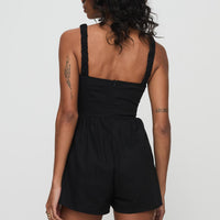 Jurnee Playsuit Black