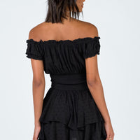 The Love Galore Romper Black