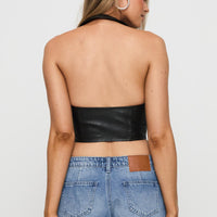 Palladia PU Jordy Corset Black
