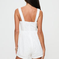 Talinga Romper White
