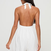 Flotte Playsuit White