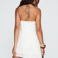 The Motions Bead Detail Playsuit White