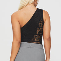 Knotti Lace Bodysuit Black