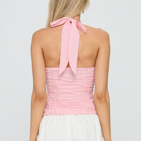 Nataliya Halter Top Pink