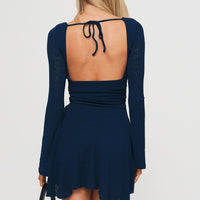 Nautia Long Sleeve Romper Navy