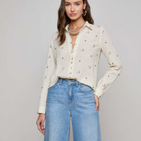 Laurent Embroidered Blouse