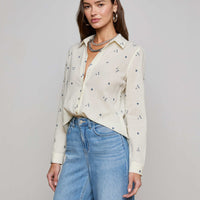 Laurent Embroidered Blouse