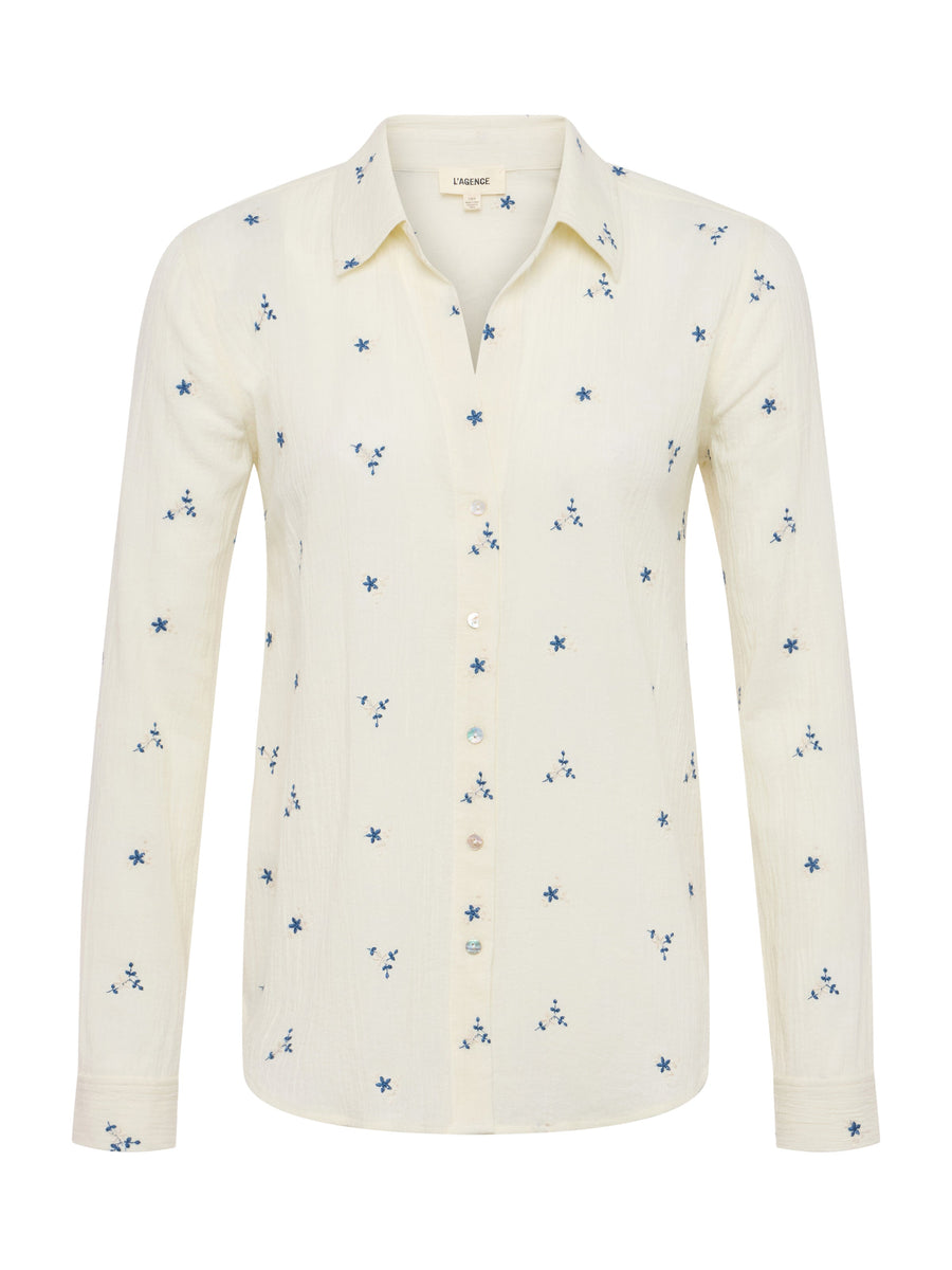 Laurent Embroidered Blouse