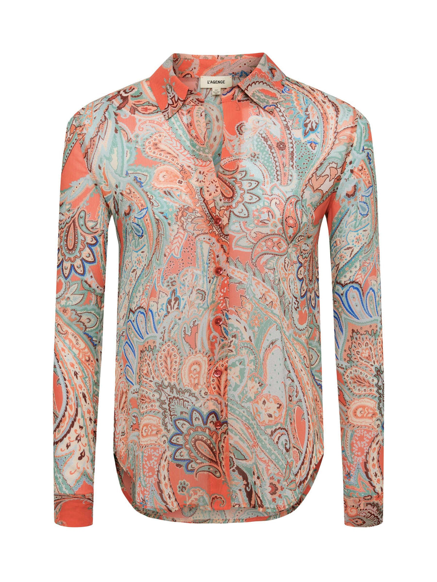 Laurent Paisley Blouse