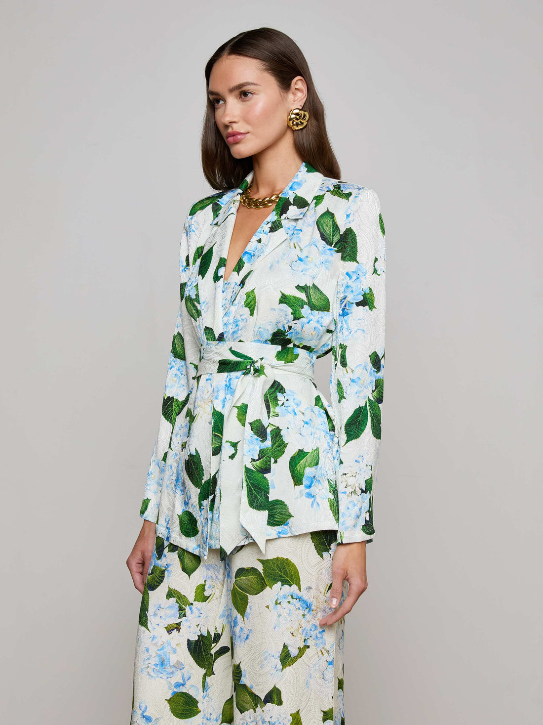 Ciara Satin Robe Top