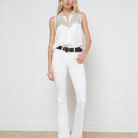 Emmy Sleeveless Silk Blouse