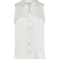 Emmy Sleeveless Silk Blouse