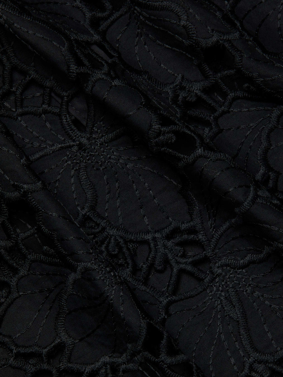 Seychelle Cropped Eyelet Blouse
