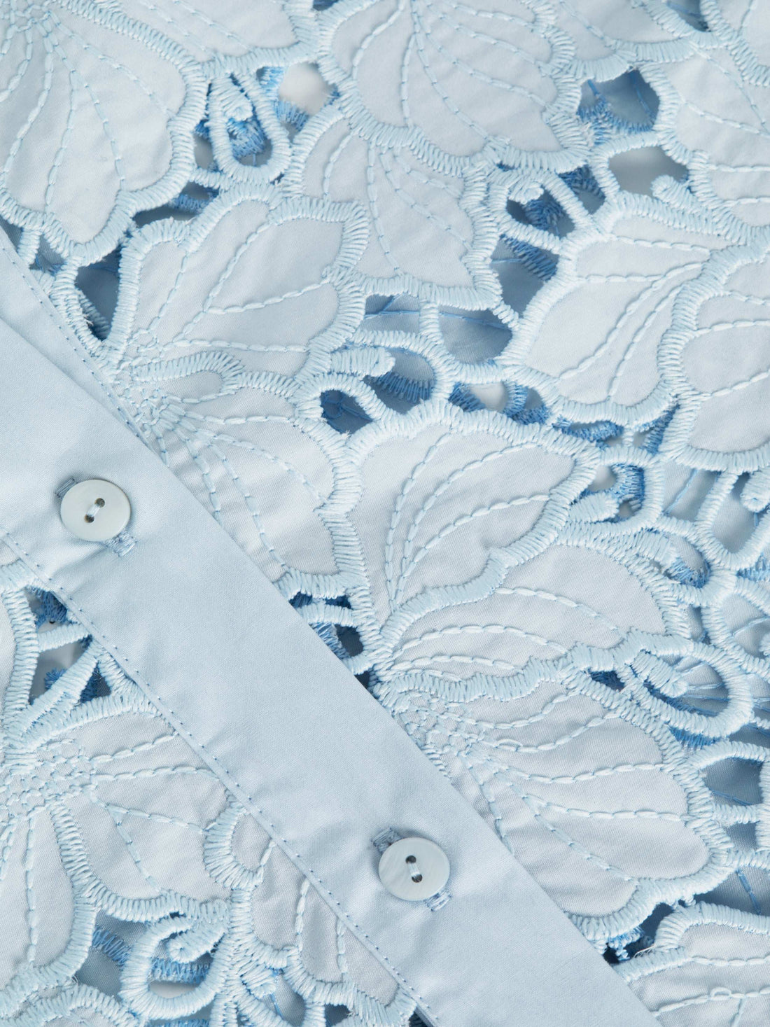 Seychelle Cropped Eyelet Blouse