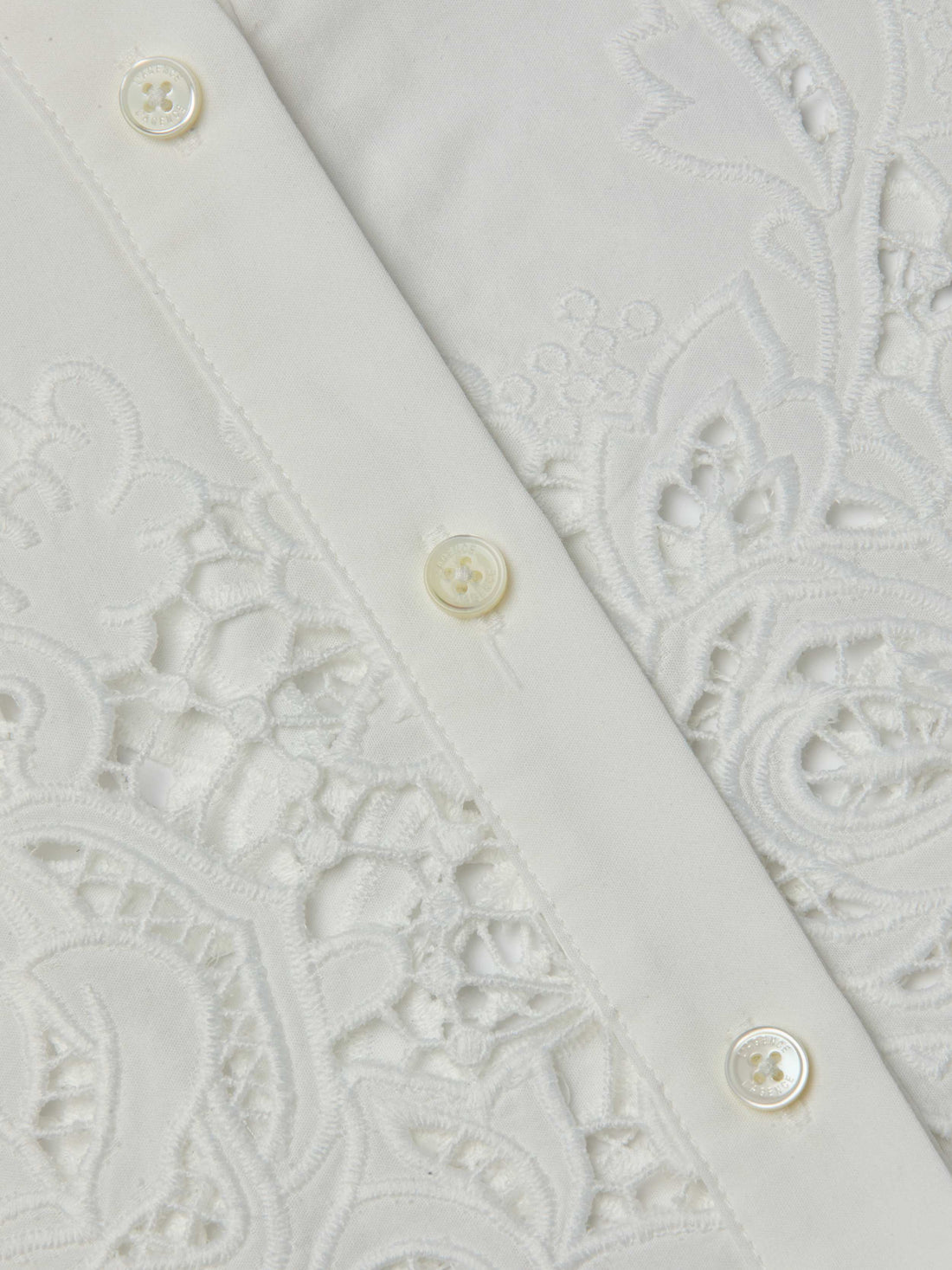 Seychelle Cropped Eyelet Blouse