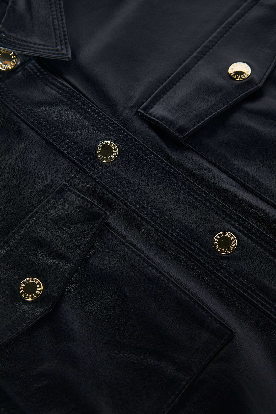Avina Leather Shirt