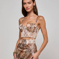 Sonya Silk Bustier