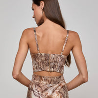 Sonya Silk Bustier