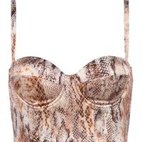 Sonya Silk Bustier