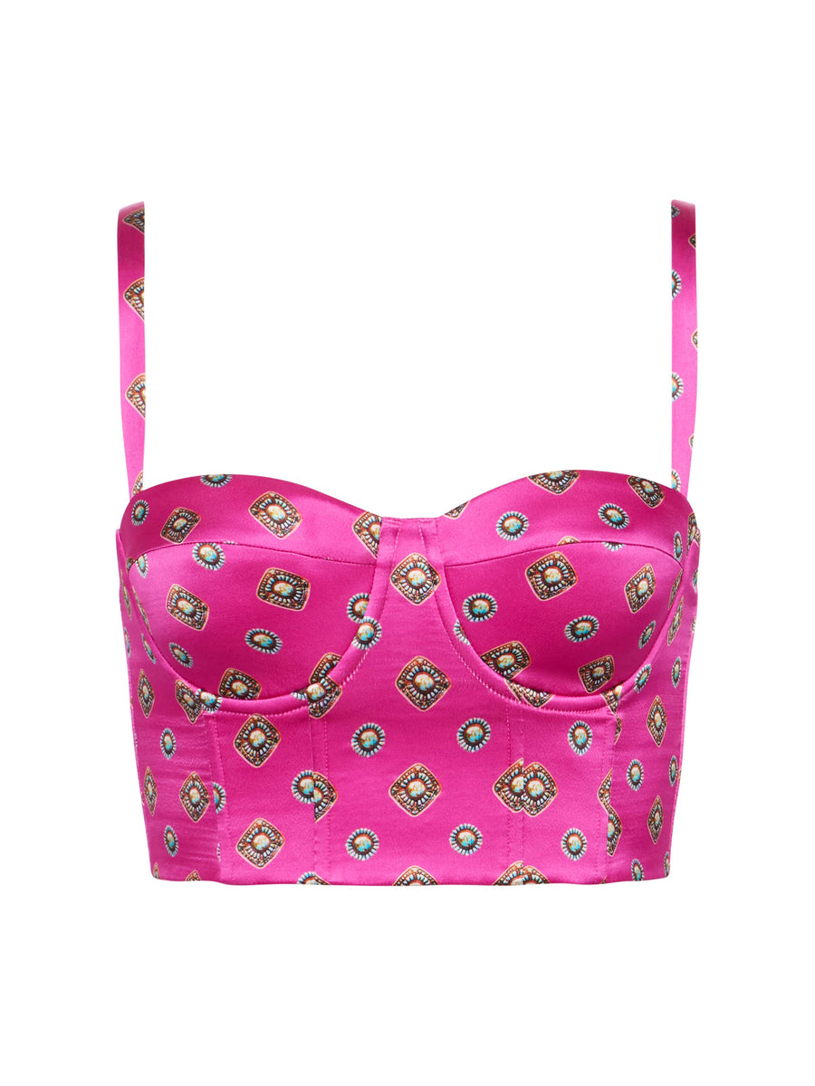 Sonya Silk Bustier