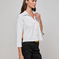 Fawn Vintage Travel Print Shirt