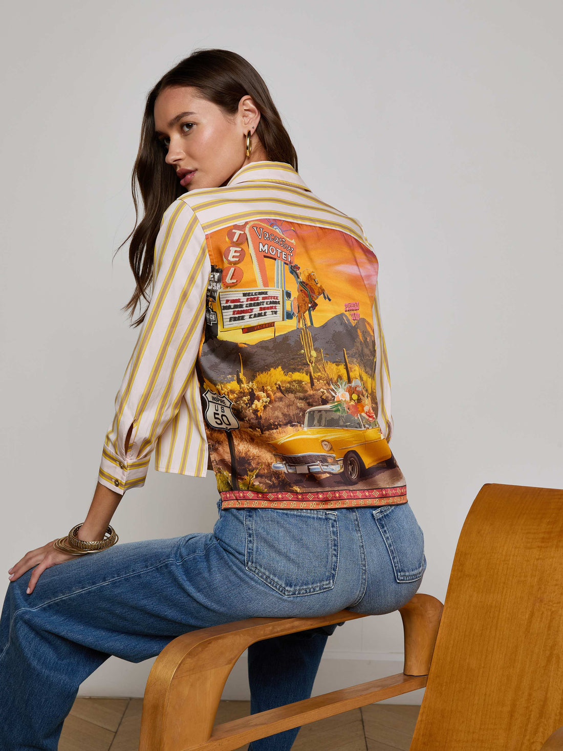 Fawn Desert Print Shirt