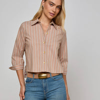 Fawn Western Card Print Shirt