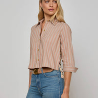 Fawn Western Card Print Shirt