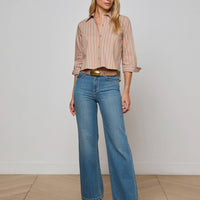 Fawn Western Card Print Shirt