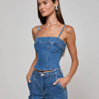 Arlin Denim Tank
