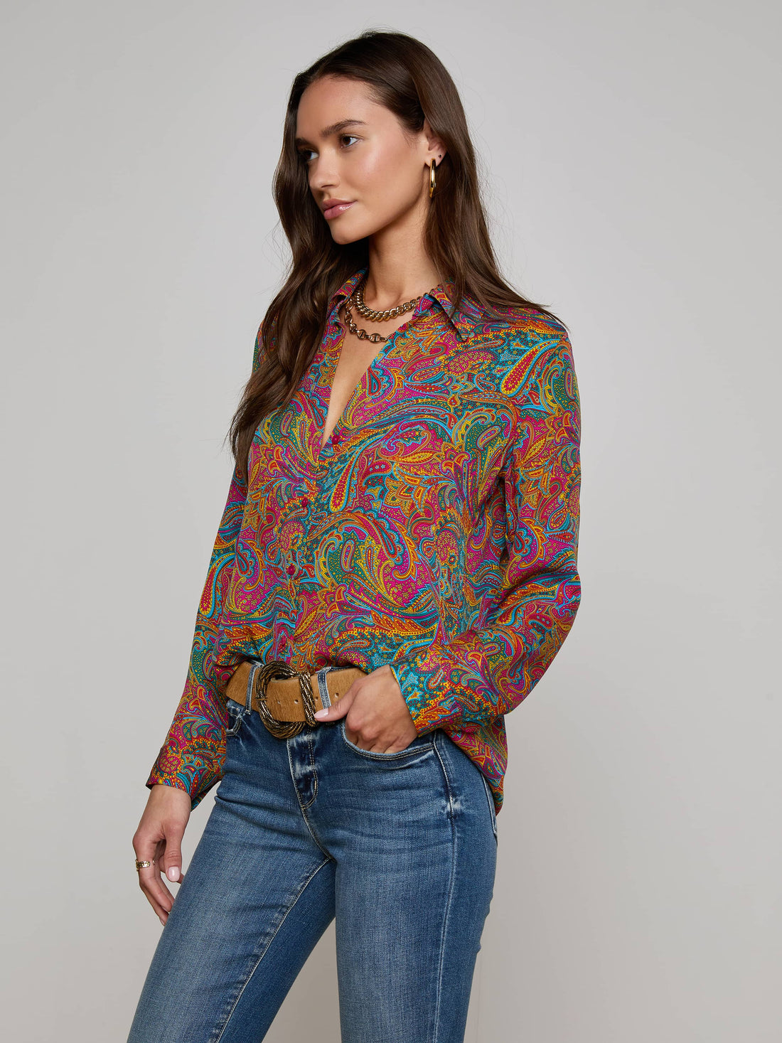 Nina Silk Blouse