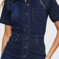 Muro Denim Jumpsuit Blue
