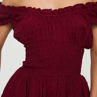 The Love Galore Romper Deep Cherry