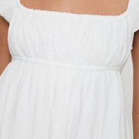 Kez Romper White