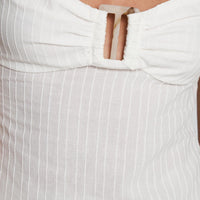 Isabetta Halter Top White