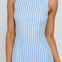 Yumiko Playsuit Blue Stripe