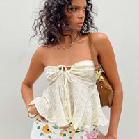Long Summer Nights Top Ivory Low Impact