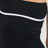 Maidenwell Contrast Romper Black