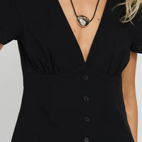 Loveliness Playsuit Black
