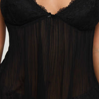 Zami Pleat Top Black