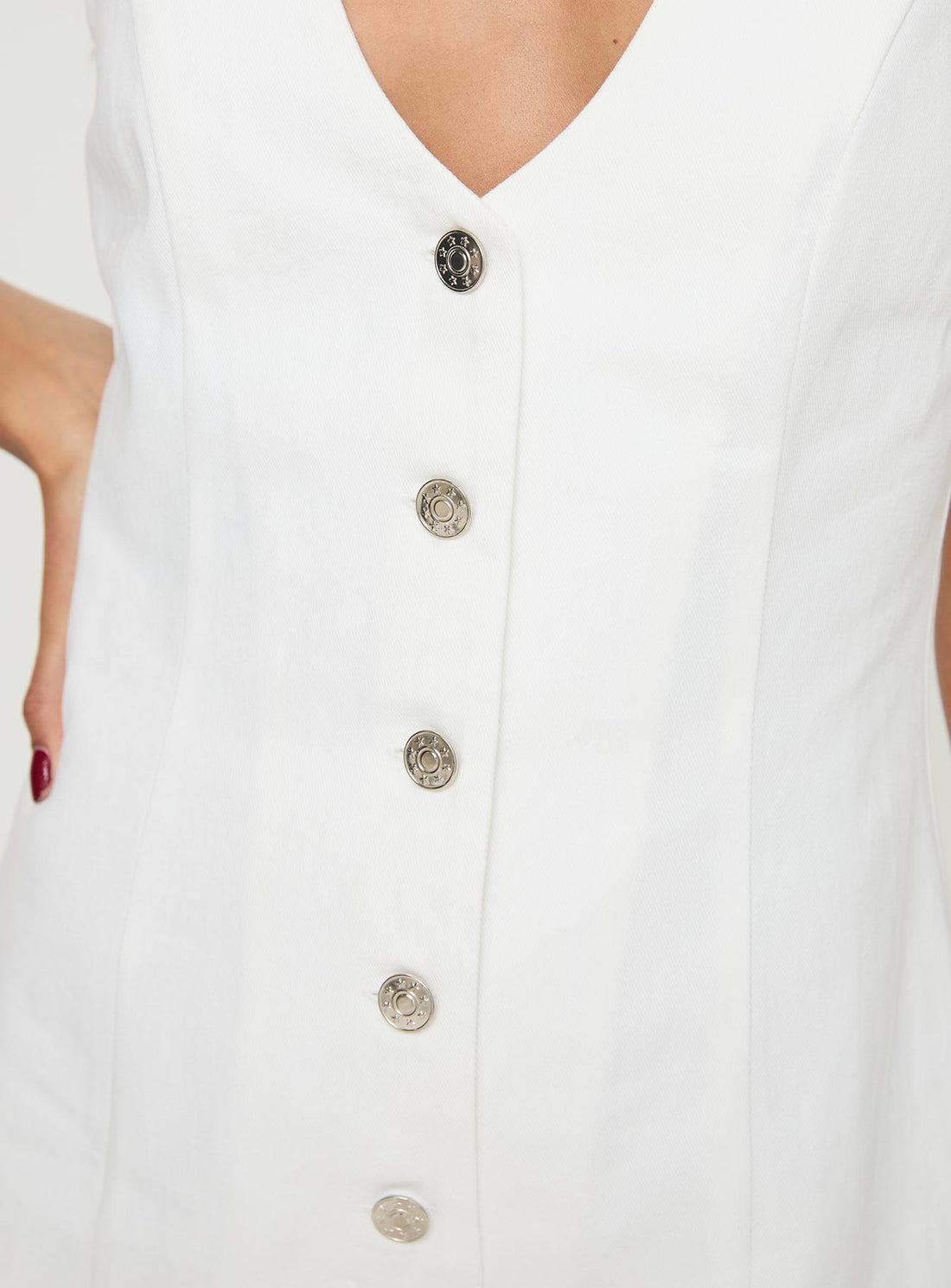 Damico Romper White