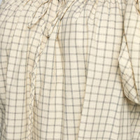 Preacher Playsuit White Check Curve