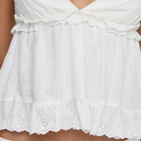 To Ones Liking Top White