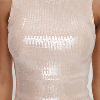 Yumiko Romper Champagne Sparkle