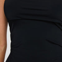 Strutter Strapless Top Black