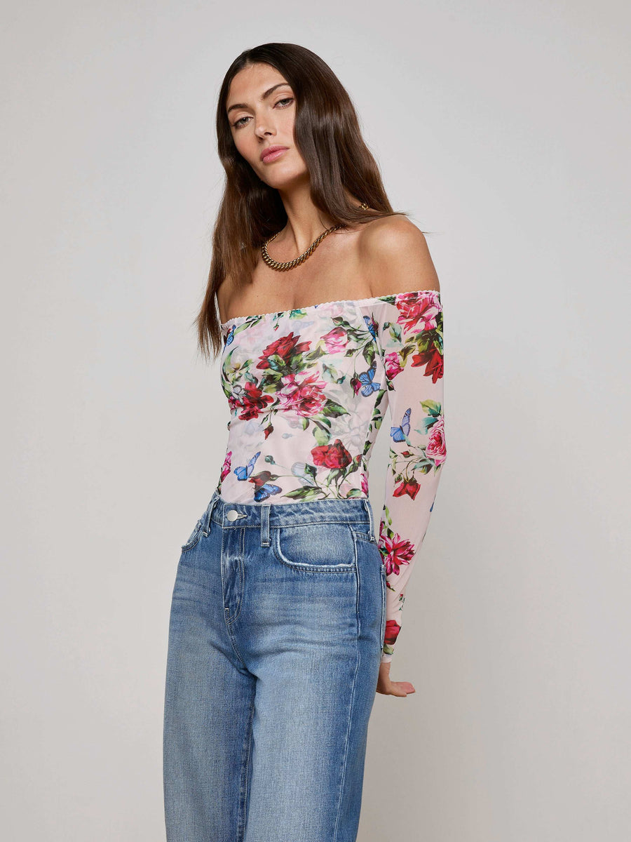 Peonie Off-The-Shoulder Bodysuit